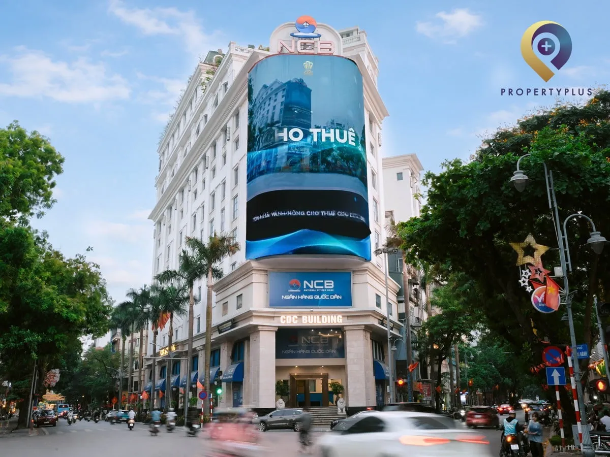 Toàn cảnh tòa nhà CDC Building tại quận Hai Bà Trưng, Hà Nội.